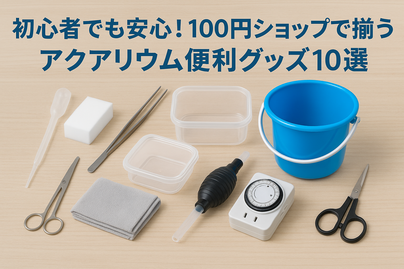 初心者必見！100均で揃うアクアリウム便利グッズ10選｜コスパ重視で 
